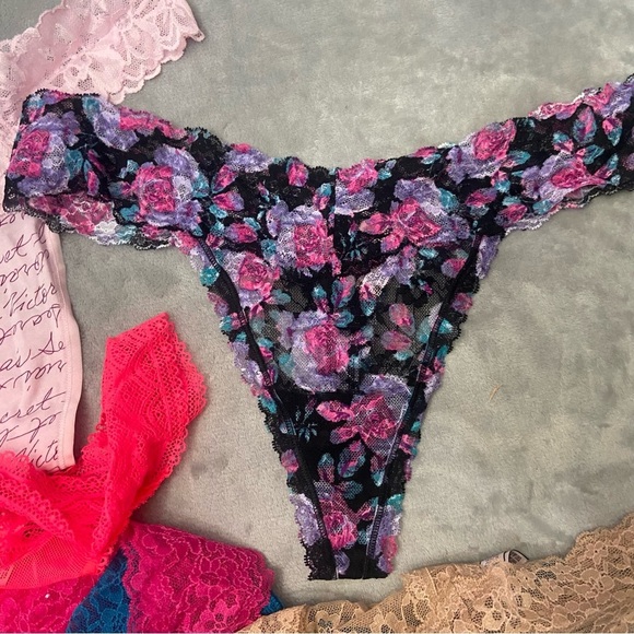 New! Victoria’s Secret 6 panty bundle sexy mesh thong 10396 - Picture 4 of 8